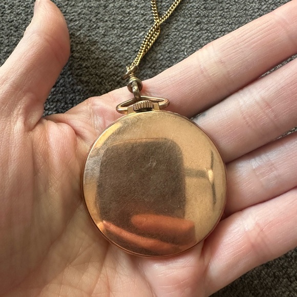 Vintage Pocket watch in Rose gold color - Picture 5 of 6